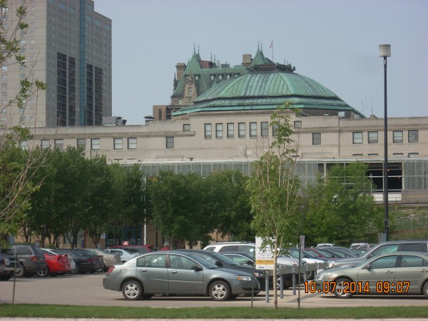Winnipeg Forks Union Station back side