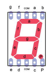 7-segment display schematic