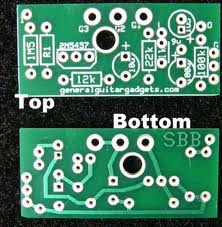 PCB top and bottom